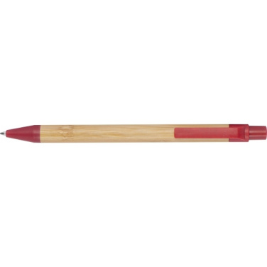 Logotrade advertising product image of: Wheatstraw and bamboo ballpen HALLE