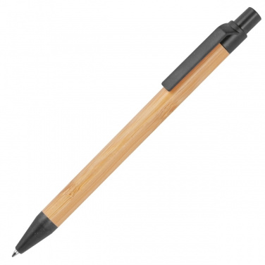 Logotrade promotional gift image of: Wheatstraw and bamboo ballpen HALLE