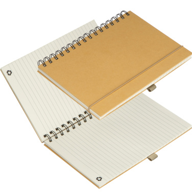 Logo trade promotional merchandise picture of: Cardboard notebook SILKEBORG