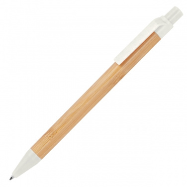 Logo trade promotional items image of: Wheatstraw and bamboo ballpen HALLE