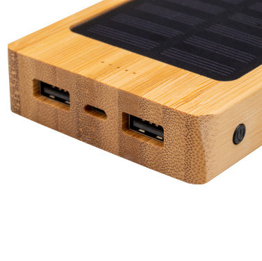 Logo trade promotional products picture of: Bamboo power bank BAKERSFIELD