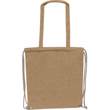 Logo trade promotional gift photo of: Recycled cotton bag ADDISON