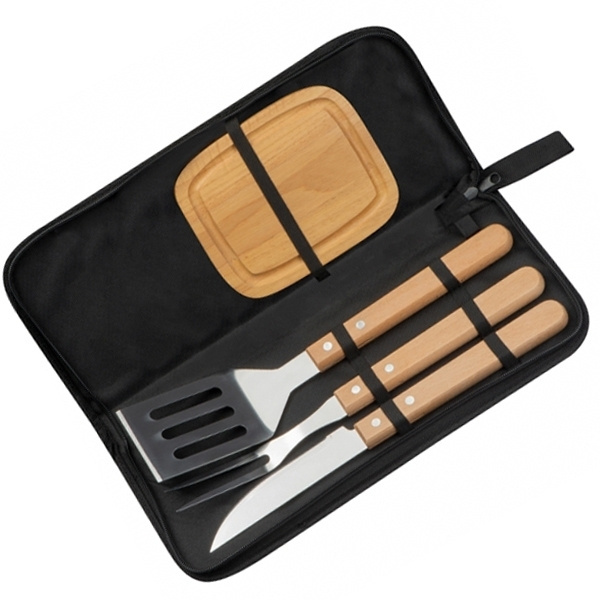 Logo trade promotional merchandise picture of: Barbecue set BELFAST