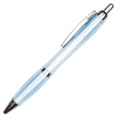 Logo trade promotional gifts image of: Transparent ballpen ALKEN