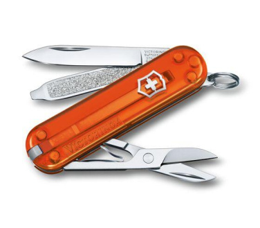 Logotrade promotional products photo of: Pocket knife Classic SD transparent Victorinox