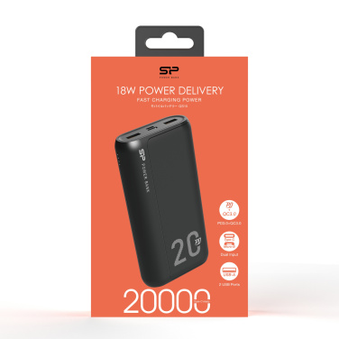 Logo trade promotional gifts image of: Power bank Silicon Power QS15 20000 mAh