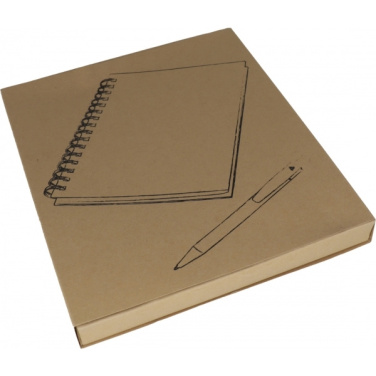 Logo trade corporate gifts image of: A5 notebook PISA