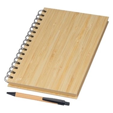 Logo trade promotional items picture of: A5 notebook PISA