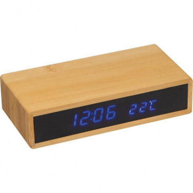 Logo trade promotional merchandise picture of: Desk clock TRONDHEIM