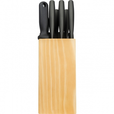 Logo trade promotional items image of: Knife block BERLIN