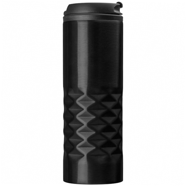 Logo trade promotional gifts picture of: Thermal stainless steel mug SANTANDER 500 ml