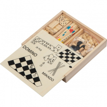 Logo trade promotional product photo of: Wooden game collection RIGA