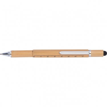 Logo trade advertising products picture of: 6in1 multifunctional pen COIMBRA