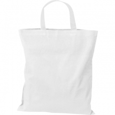 Logotrade promotional giveaway picture of: Cotton bag with short handles BREGENZ