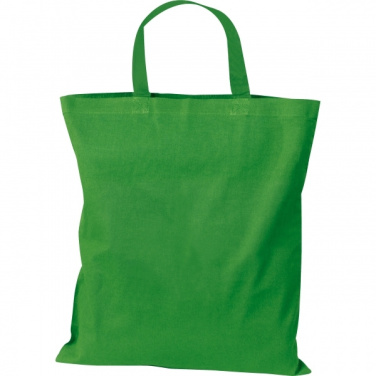 Logotrade promotional giveaway picture of: Cotton bag with short handles BREGENZ