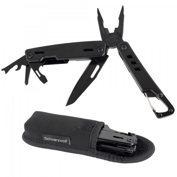 Logotrade promotional merchandise photo of: Multitool NOBLE Schwarzwolf