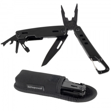 Logotrade business gift image of: Multitool NOBLE Schwarzwolf