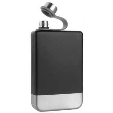 Logotrade promotional items photo of: Hip flask set TAHAT Schwarzwolf