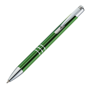 Logo trade corporate gift photo of: Metal ballpen ASCOT