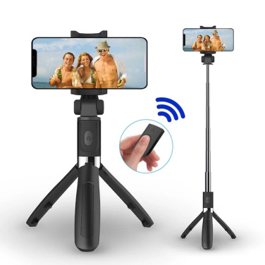 Logo trade promotional giveaways image of: Selfie stick with tripod, K06