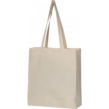 Logotrade business gifts photo of: Organic cotton bag with bottom fold INNSBRUCK