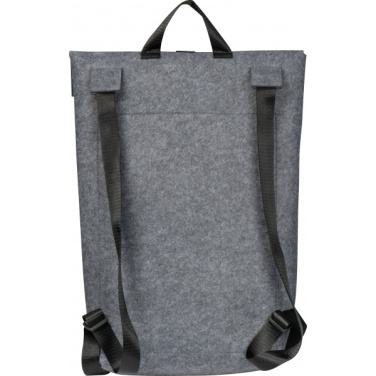 Logo trade business gift photo of: RPET Felt Backpack BIRMINGHAM