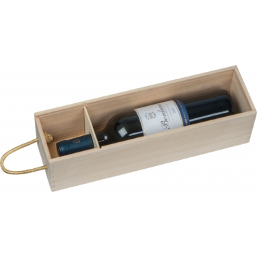 Logo trade promotional gifts image of: Wine box DAVENPORT