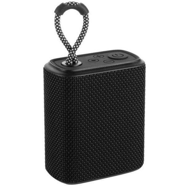 Logo trade promotional products image of: Waterproof bluetooth speaker HARDEOL Schwarzwolf