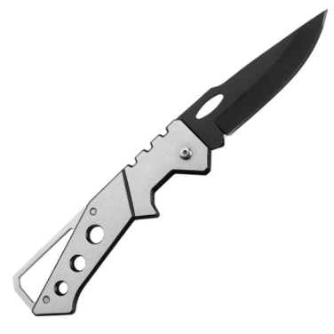 Logo trade advertising products image of: Folding knife GEDIZ Schwarzwolf