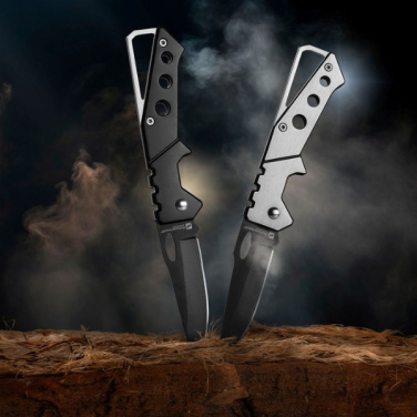 Logo trade promotional merchandise image of: Folding knife GEDIZ Schwarzwolf