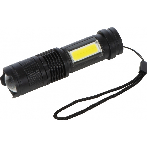 Logo trade promotional items image of: Rechargeable flashlight AARHUS