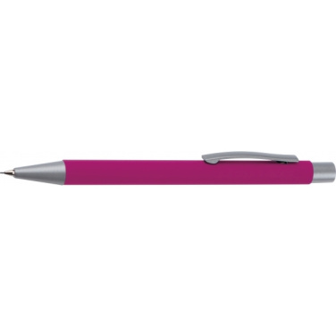 Logo trade promotional items image of: Mechanical pencil soft touch ANCONA