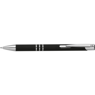 Logo trade promotional gift photo of: Semi gel pen soft touch DUNMORE