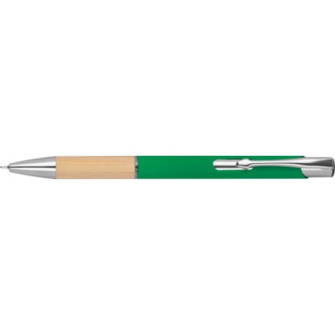 Logo trade promotional giveaways image of: Recycled ballpoint pen Naples