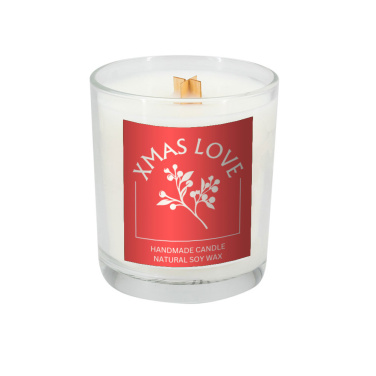 Logotrade promotional item picture of: Soy candle 190g Christmas love