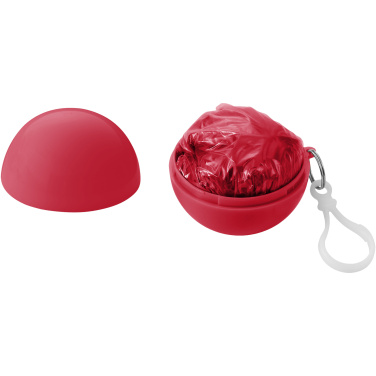 Logotrade advertising product image of: Xina rain poncho in storage ball with keychain