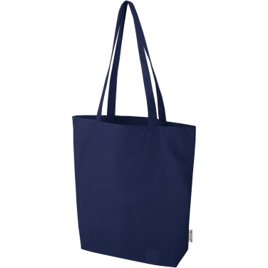 Logo trade corporate gift photo of: Florida 270 g/m² GRS recycled tote bag 10L