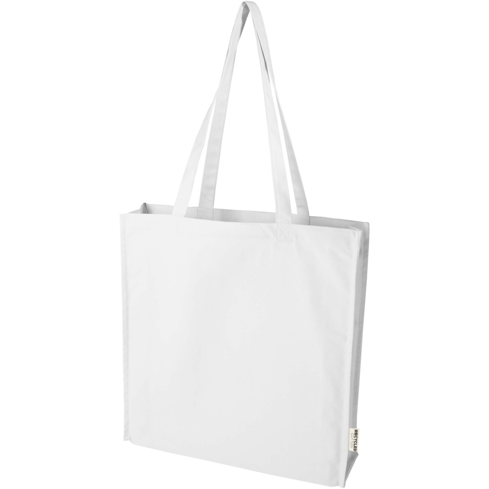 Logotrade promotional merchandise picture of: Florida 270 g/m² GRS recycled gusset tote bag 14L