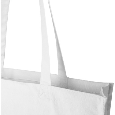 Logo trade promotional item photo of: Florida 270 g/m² GRS recycled gusset tote bag 14L