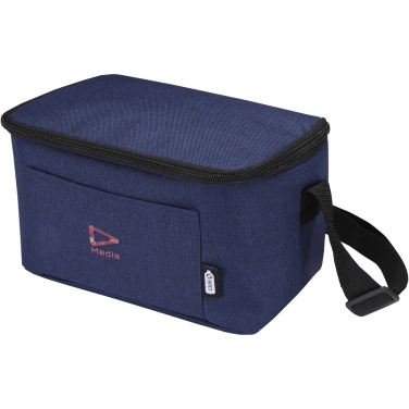 Logo trade business gift photo of: Tundra 6-can GRS RPET cooler bag 5L