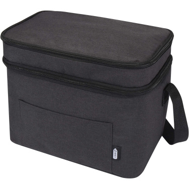 Logotrade promotional gift image of: Tundra GRS RPET double compartments cooler bag 13L