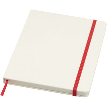 Logotrade promotional item image of: Bass A5 recycled hard cover notebook with lined pages