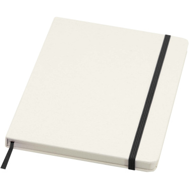 Logo trade promotional gifts picture of: Bass A5 recycled hard cover notebook with lined pages