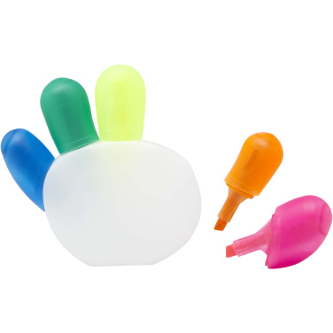 Logo trade promotional items image of: Patina 5-colour highlighter