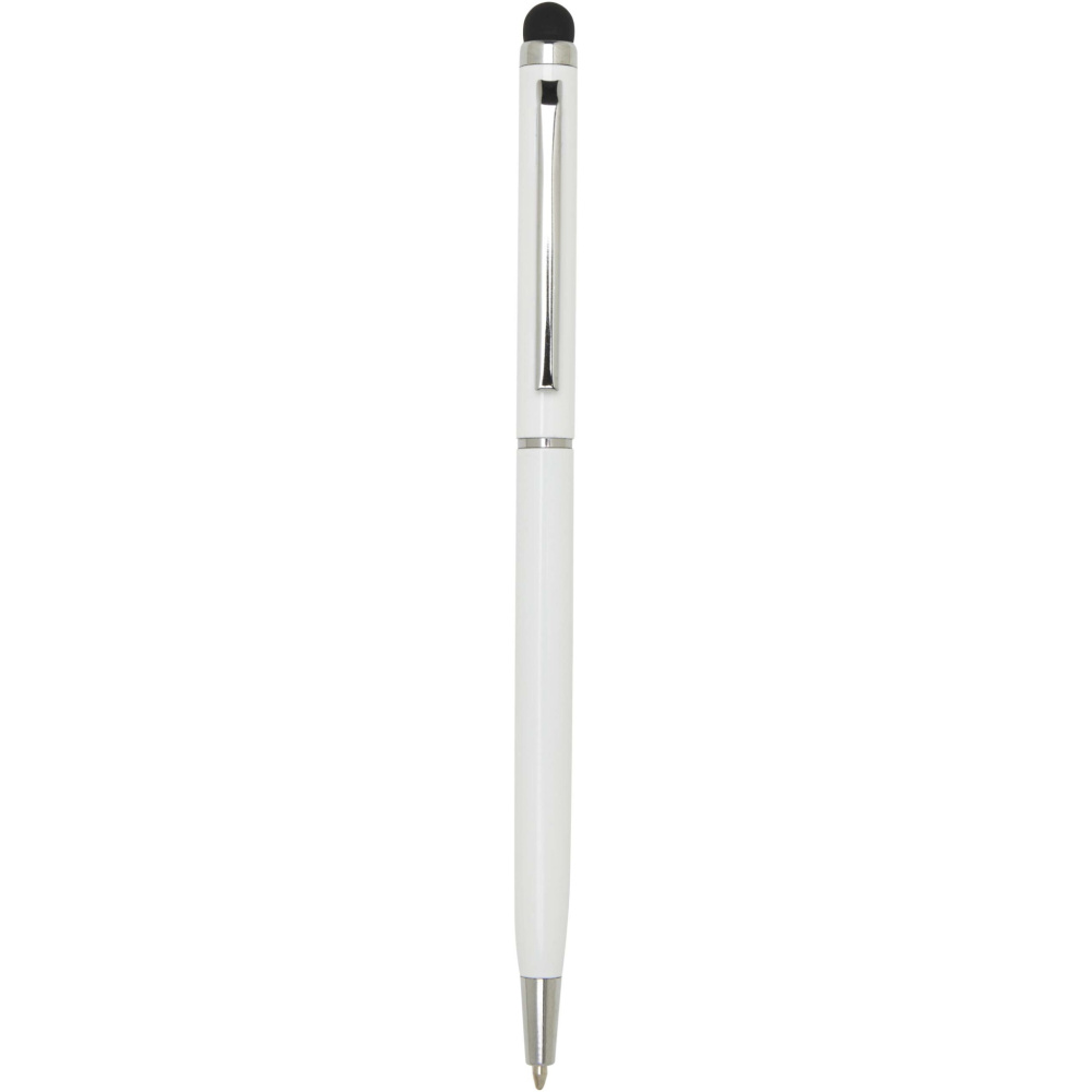 Logo trade promotional product photo of: Ore aluminium ballpoint pen with stylus