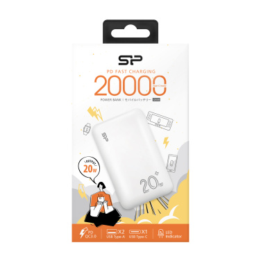 Logo trade promotional giveaways image of: Power bank Silicon Power QS58 20000 mAh