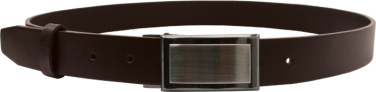 Logo trade corporate gifts image of: Leather belt 711035000