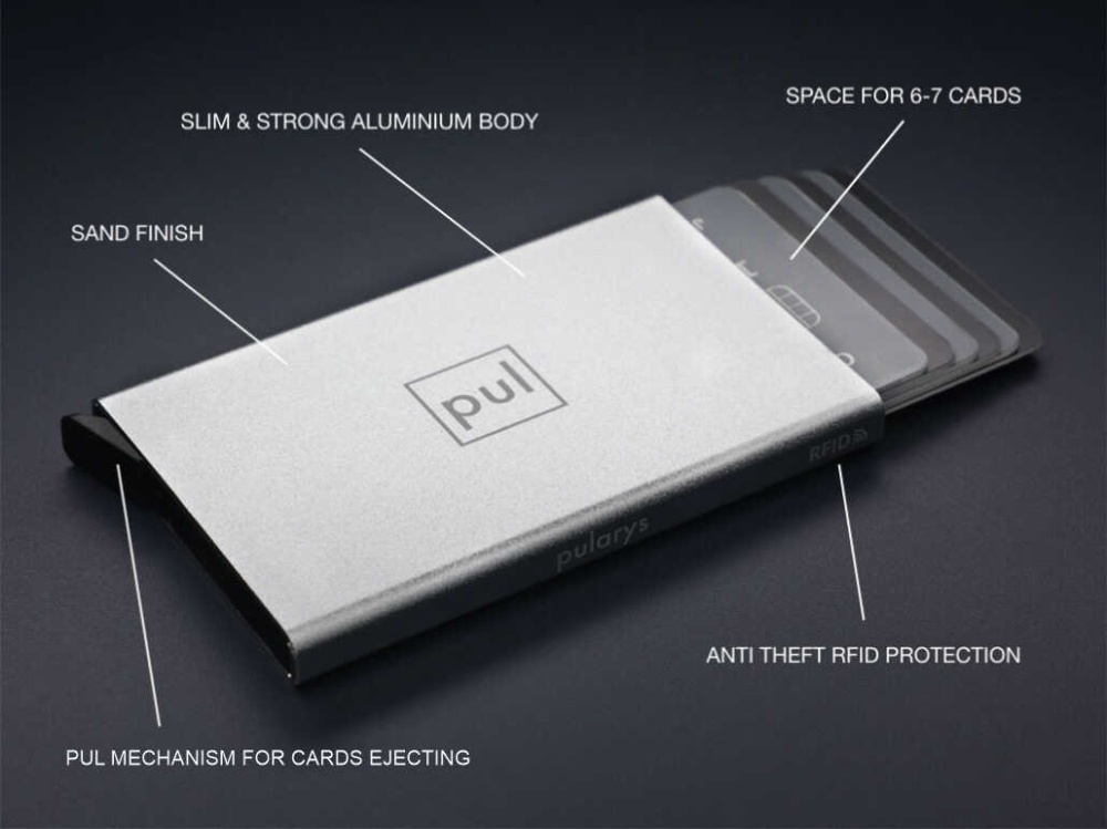 Logo trade advertising products image of: RFID credit card holder 94410800