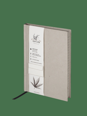 Logo trade promotional items picture of: Recycled Hemp Notebook 209734300