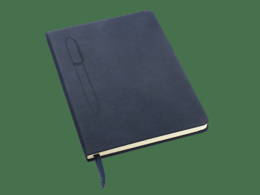 Logo trade promotional merchandise photo of: Magnetic notebook with a pen 124715100